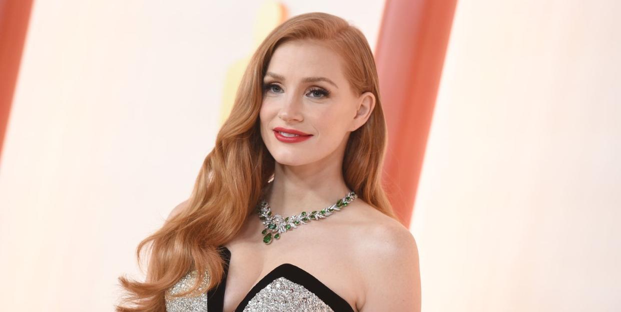 jessica chastain at the 2023 oscars