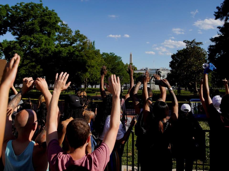 white house protest