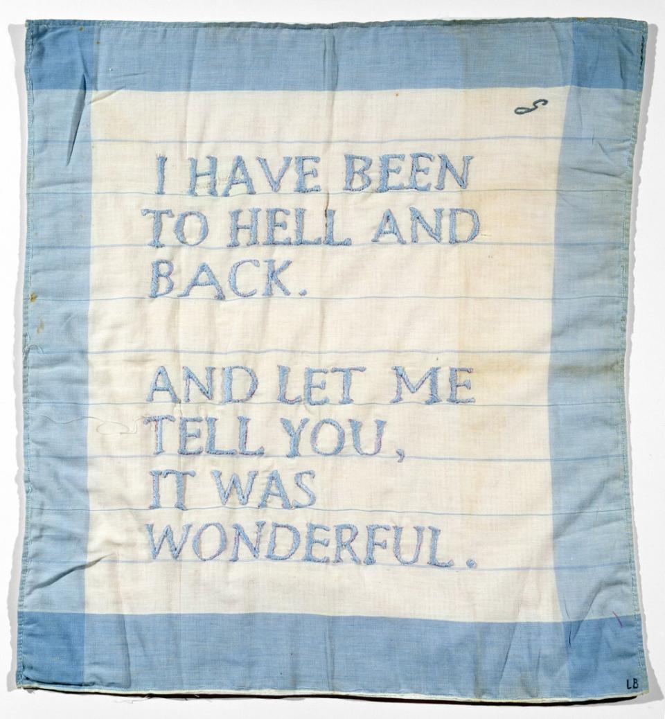 Untitled (I have been to hell and back), 1996 (© the Easton Foundation/2022, ProLitteris Zurich, Photo: Christopher Burke)