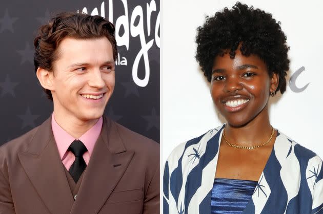 Tom Holland and Francesca Amewudah-Rivers