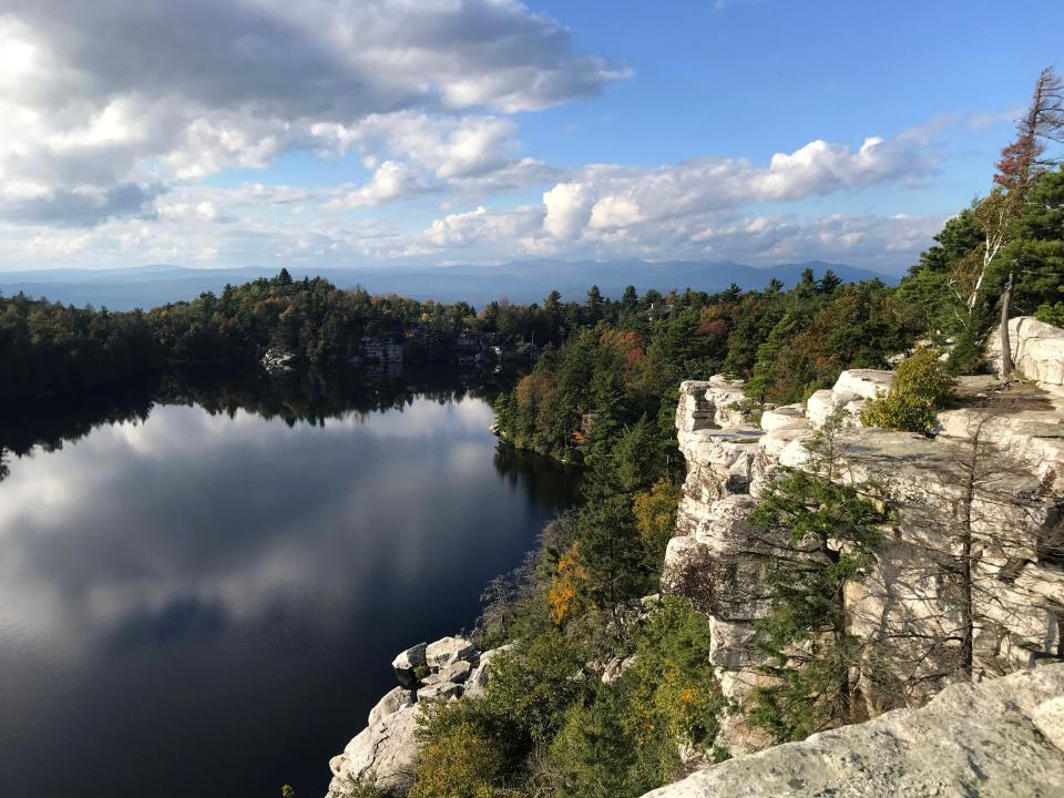 One of the lakes at Minnewaska State Park Preserve on October 7, 2018. 