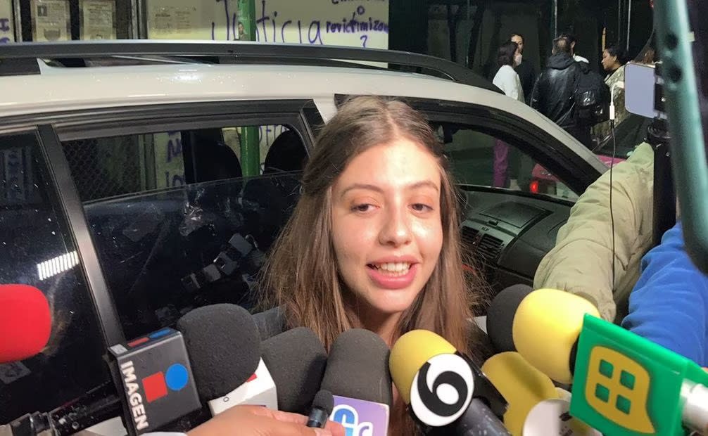 Daniela Parra, hija mayor de Héctor Parra, siempre ha apoyado a su padre.