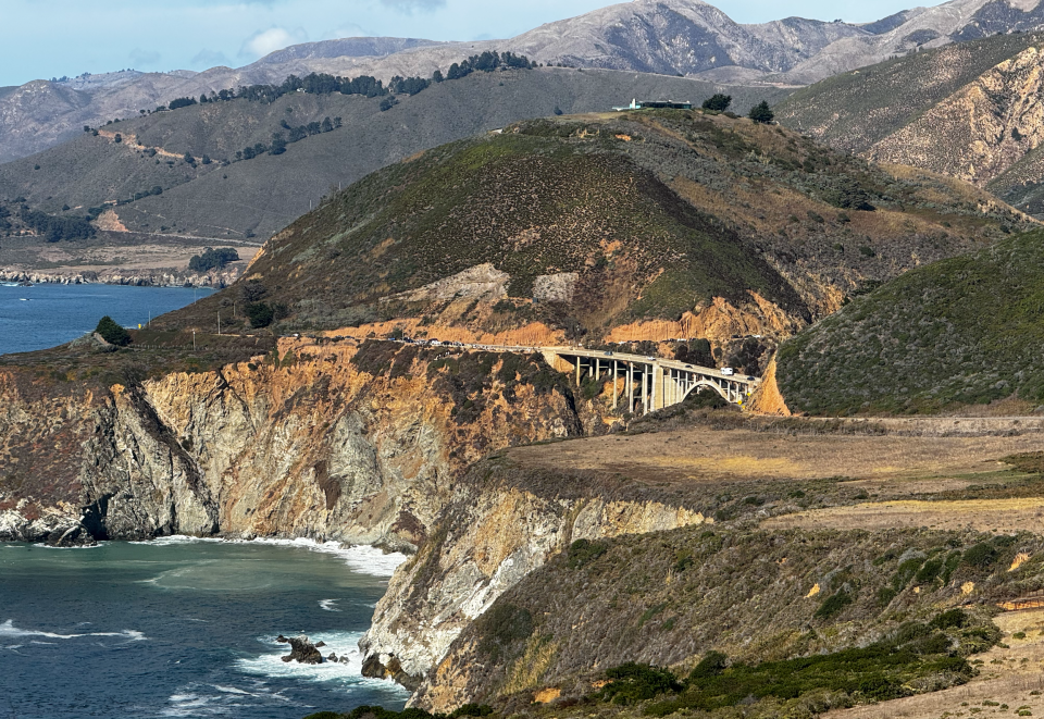 Big Sur stretches for 95 miles south from Monterey along the rugged coast to San Simeon.