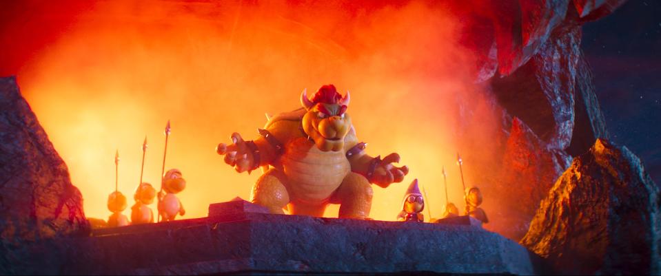 Bowser in the Super Mario Bros. Movie