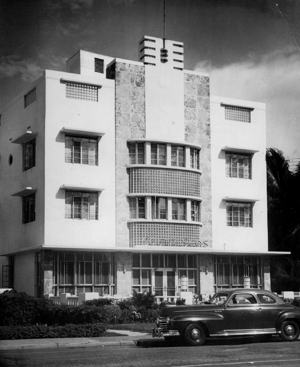 This is the historic South Seas hotel at 1751 Collins Ave., Miami Beach, as seen in an undated photo.