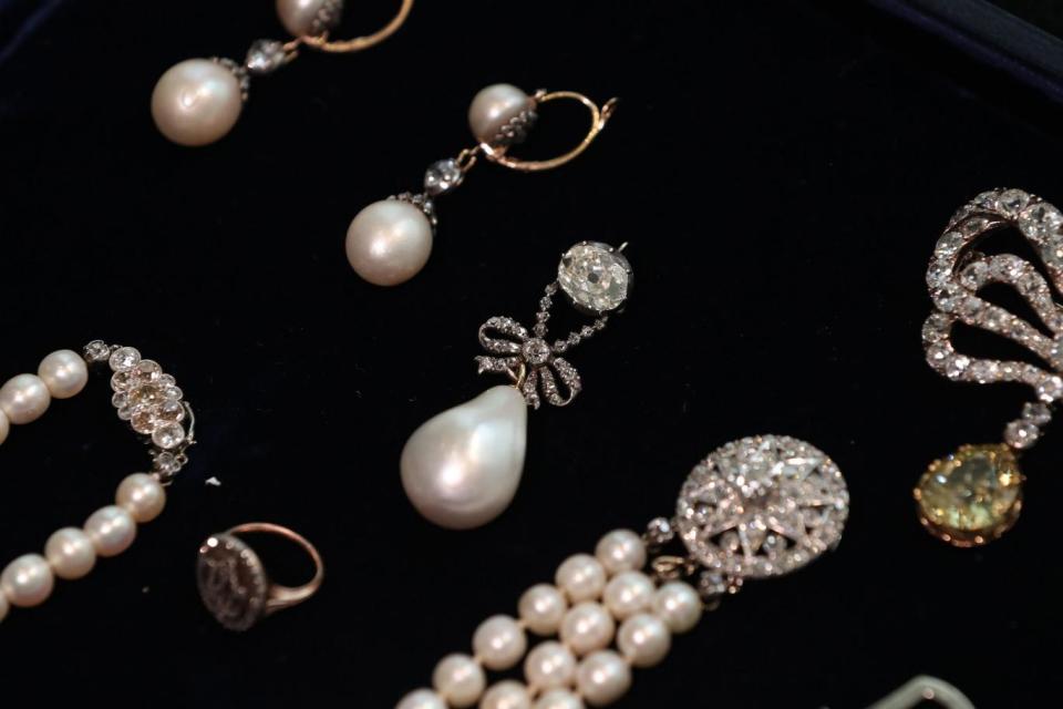Jewellery from Marie Antoinette's personal collection went under the hammer at Sotheby's. (AFP/Getty Images)