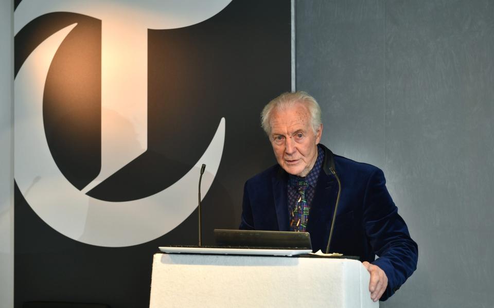 Roland Gribben at a Daily Telegraph event to celebrate his 80th birthday - JULIAN SIMMONDS