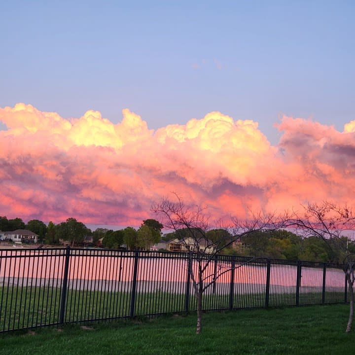 Wichita sunset on April 28, 2024 (Courtesy: Sherry Heim)