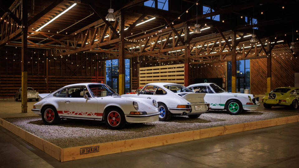 Three pristine examples of the 911 Carrera RS.
