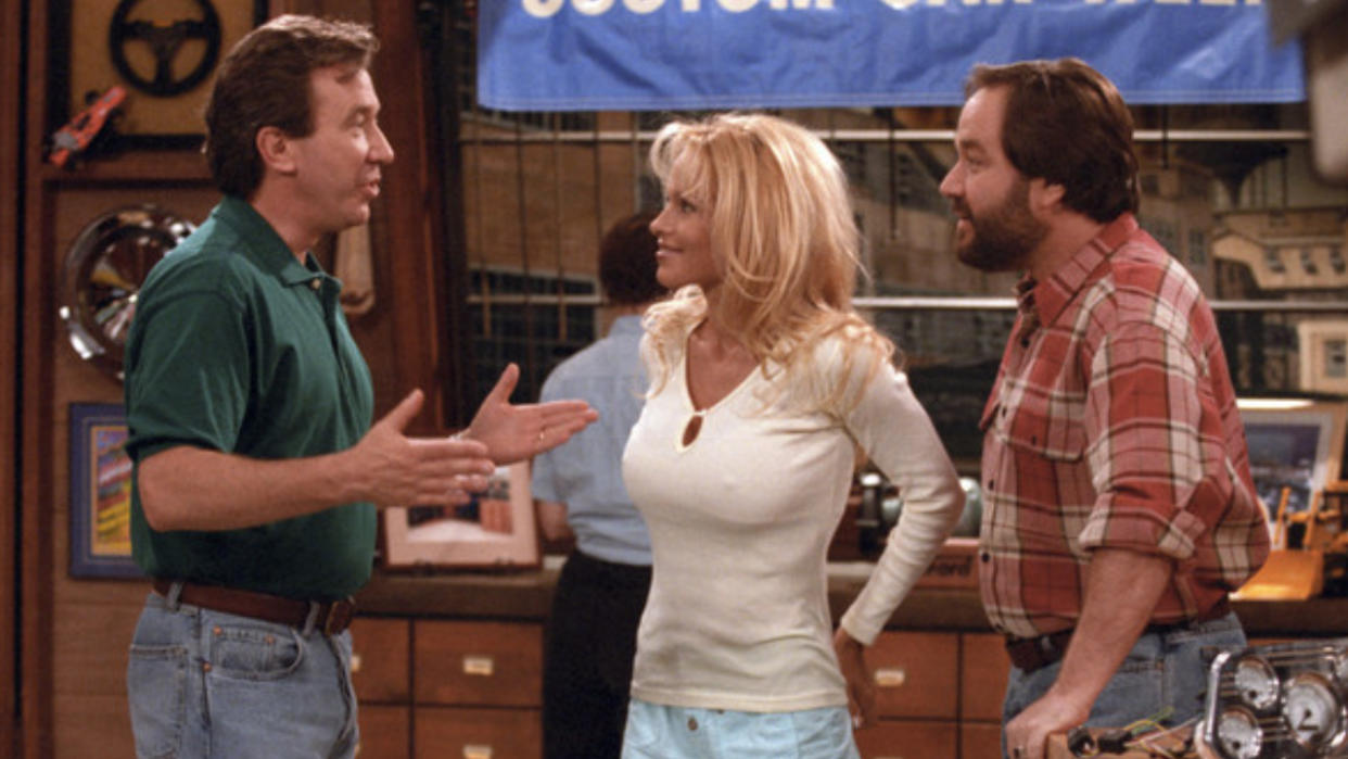  Tim Allen, Pamela Anderson, and Richard Karn on Home Improvement 