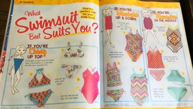 Magazine Under Fire For Instructing Tween Girls How To Look Good In A Swimsuit. Photo: Twitter