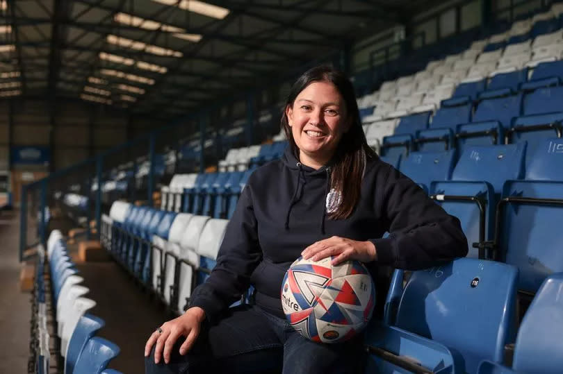 The new Secretary of State for Culture, Media and Sport, and MP for Wigan, Lisa Nandy, makes an appearance at Bury FCs Gigg Lane.