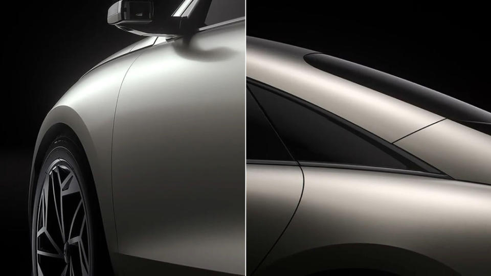 Ioniq 6採用電子虛擬後視鏡降低車身表面突起以減少空氣阻力。(圖片來源/ Hyundai)