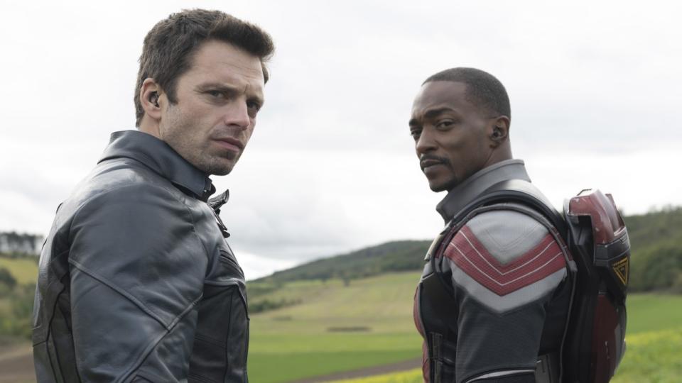  Sebastian Stan and Anthony Mackie on The Falcon and the Winter Soldier. 
