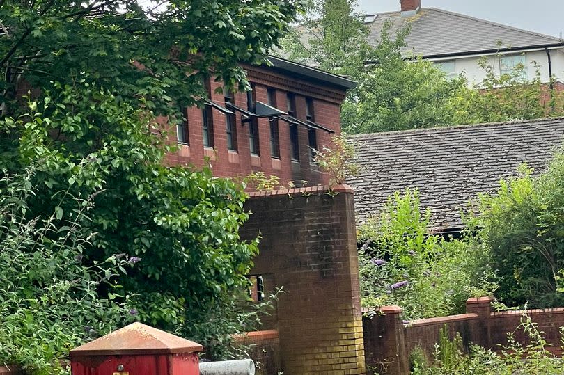 Fire damage at a house between Chancellor Court and Falkner Street