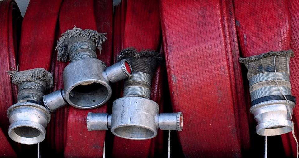 Equipment in a fire engine (Rui Vieira/PA) (PA Archive)