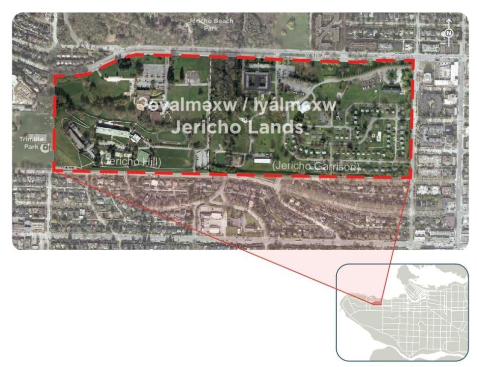 The site, on which the Jericho Lands project may be built, currently includes a former garrison and an independent school.