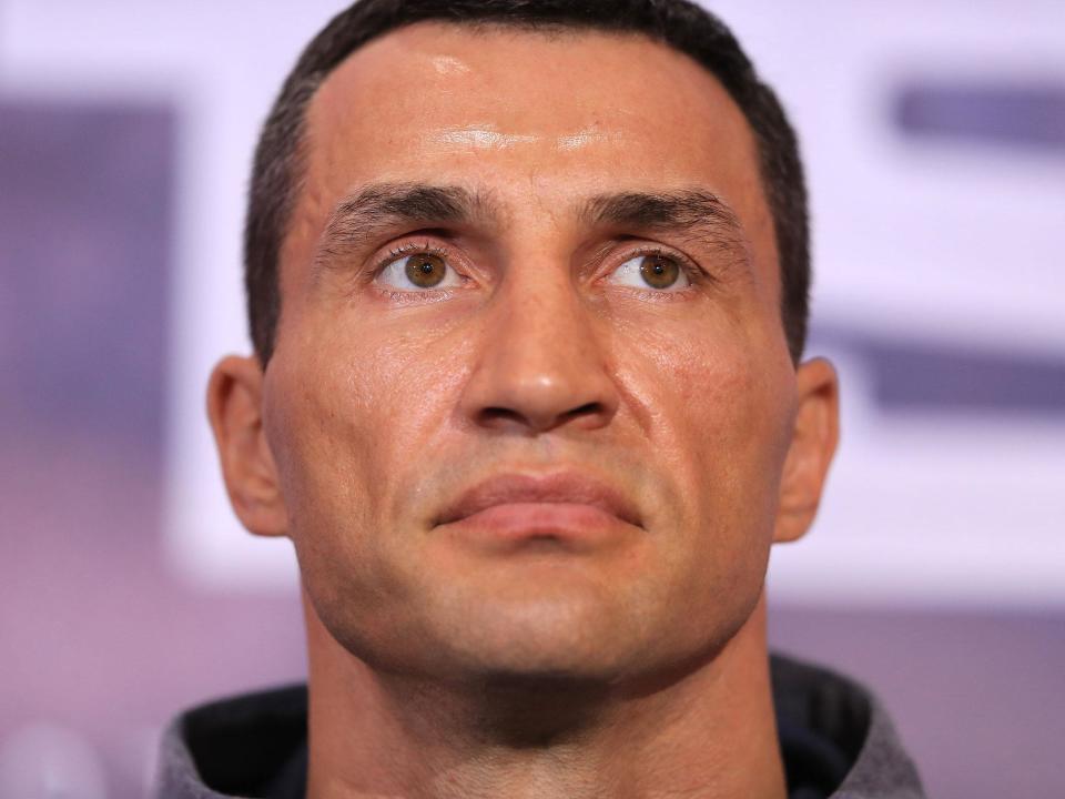 Wladimir Klitschko is in confident mood ahead of the Wembley showdown: Getty