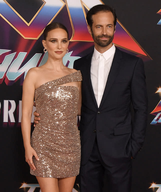 Natalie Portman et Benjamin Millepied ont pris la pose