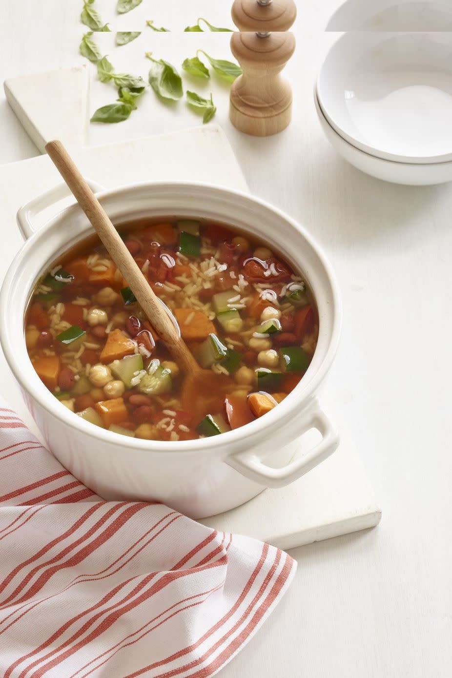 Sweet Potato, Bean, and Rice Soup