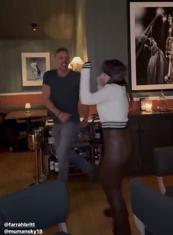 <p>Alexia Simone Umansky/Instagram</p> (L-R) Mauricio Umansky and Farrah Brittany are pictured dancing together.