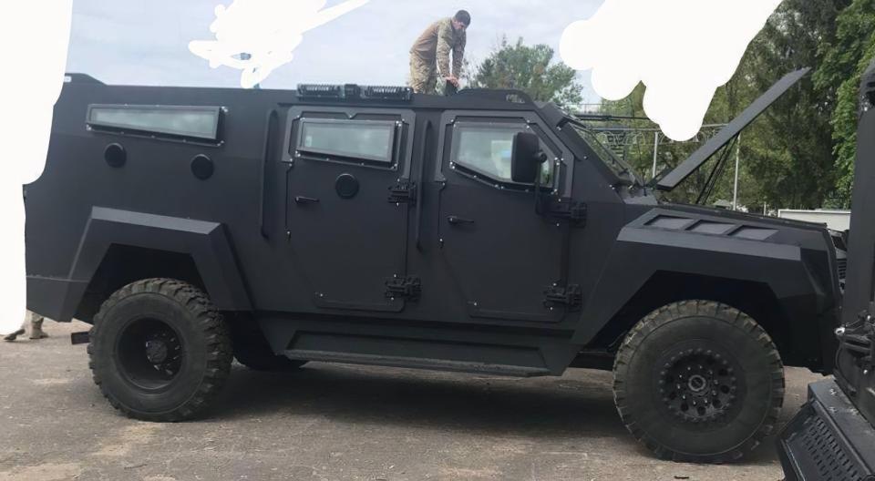 A senator armoured vehicle sent by Canade earlier in the war (Ukraine Military)