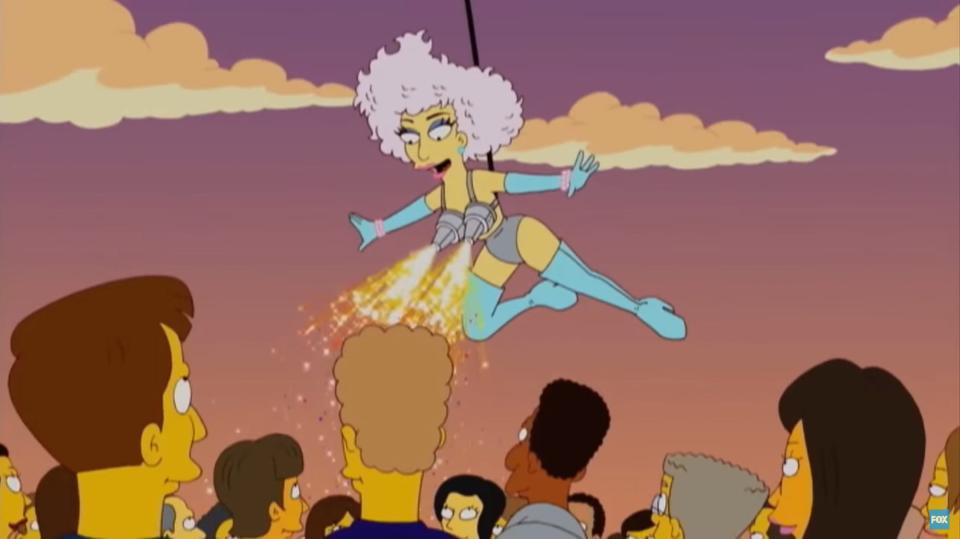 Lady Gaga The Simpsons