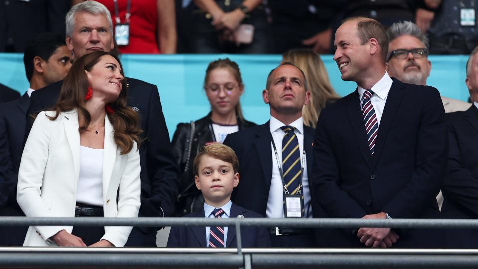 Prince William, Kate Middleton and Prince George