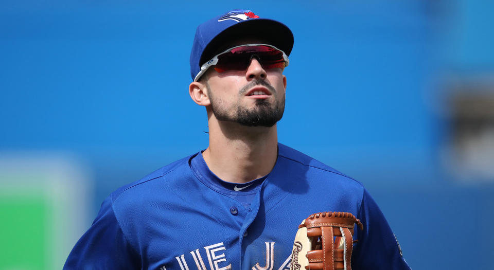 Randal Grichuk broke the hearts of some Astros fans on Monday. (Tom Szczerbowski/Getty Images)