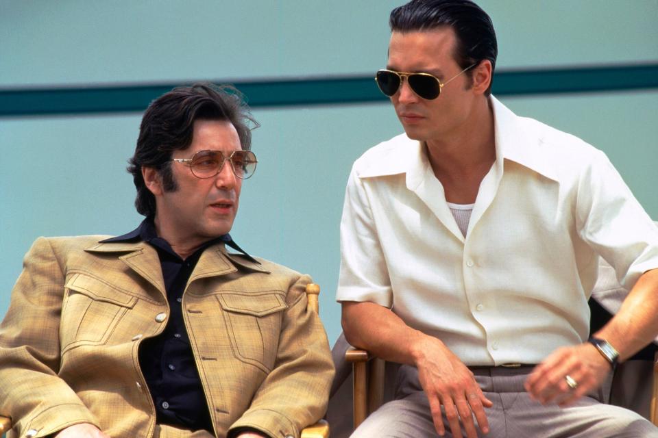 Al Pacino and Johnny Depp in 'Donnie Brasco'