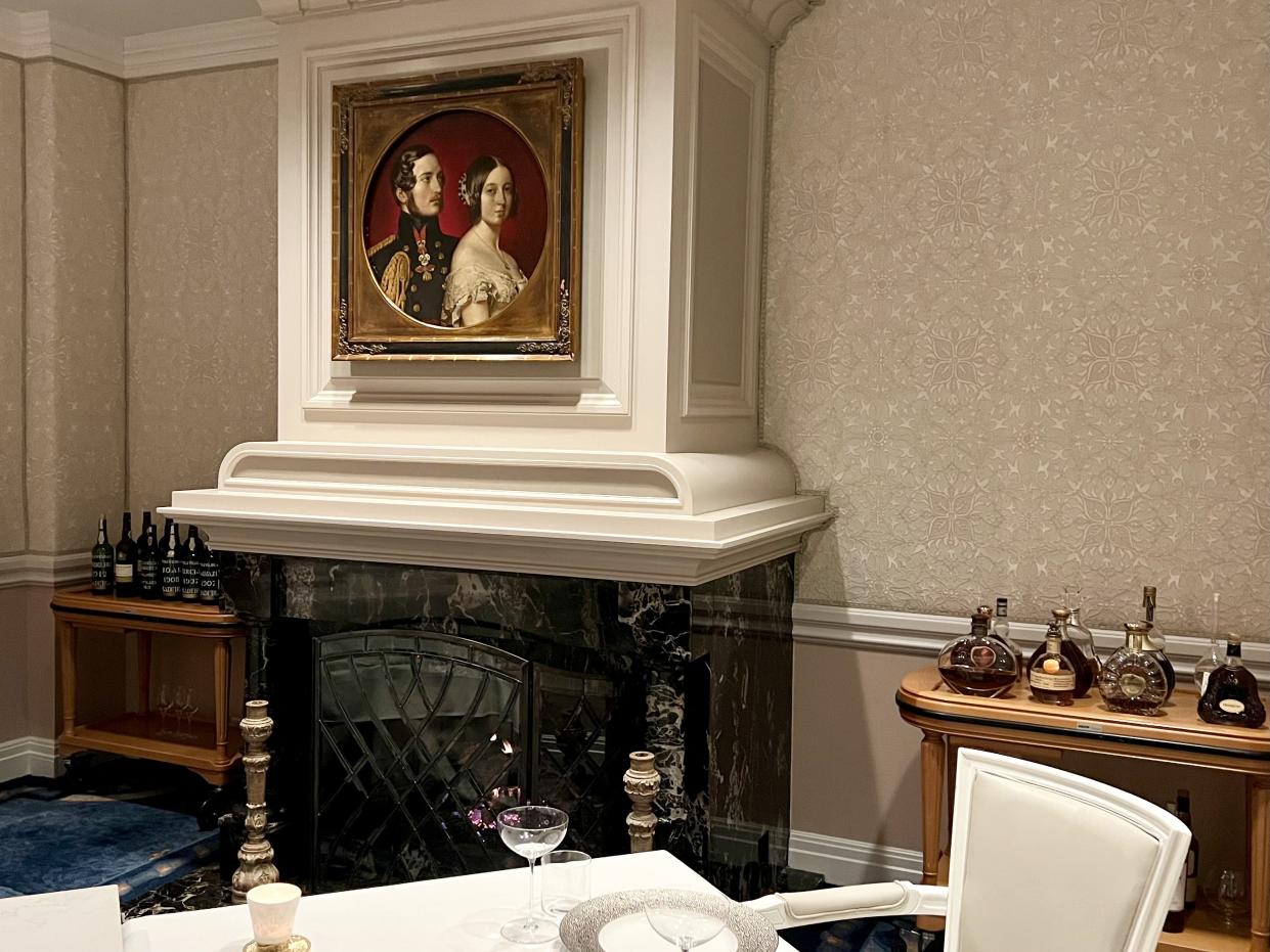 Inside the intimate Queen Victoria's Room, only eight guests may dine in an evening. (Photo: Terri Peters)