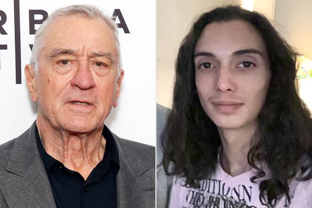 <p>Dominik Bindl/WireImage, Drena De Niro/Instagram</p> Robert De Niro; Leandro De Niro-Rodriguez