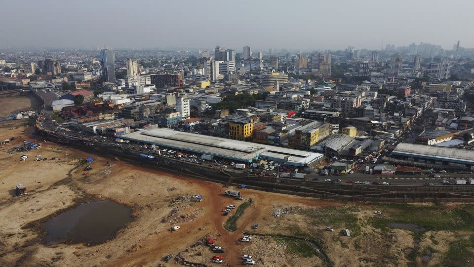 La misma parte del Río Negro el 25 de septiembre de 2024. - Edmar Barros/AP