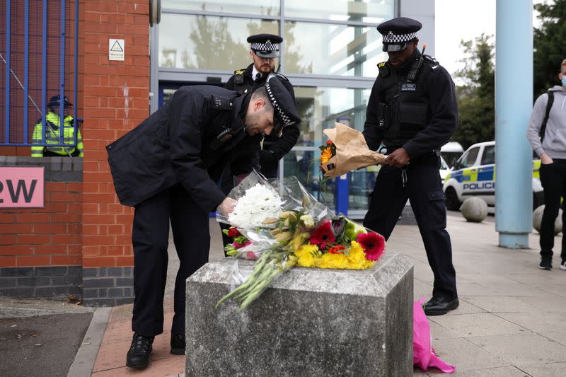 British police officer shot dead at custody centre in south London