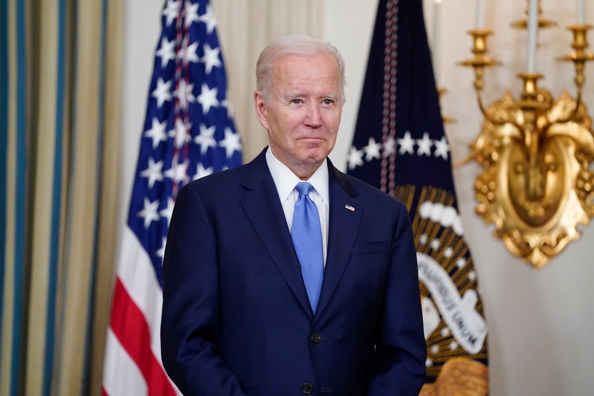 File: Joe Biden on Wednesday signed ocean shipping bill in bid to reduce export backlogs  (Associated Press)
