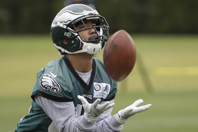 Philly’s Donnel Pumphrey is a solid late-round fantasy catch says Andy Behrens. (AP)