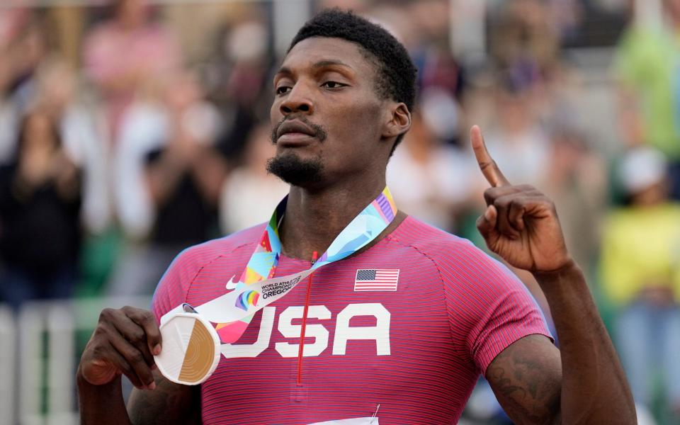 The incredible rise of new sprint king Fred Kerley - AP