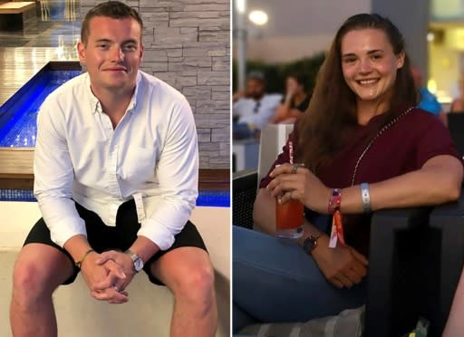 Authorities have identified the two people killed in the London Bridge attack as Jack Merritt (L) and Saskia Jones