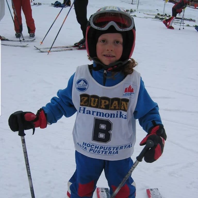 Jannik Sinner se destacó cuando era chico en el esquí, y fue campeón italiano de slalom antes de dedicarse a las raquetas