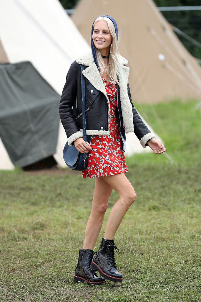 Poppy Delevingne at Glastonbury, 2016