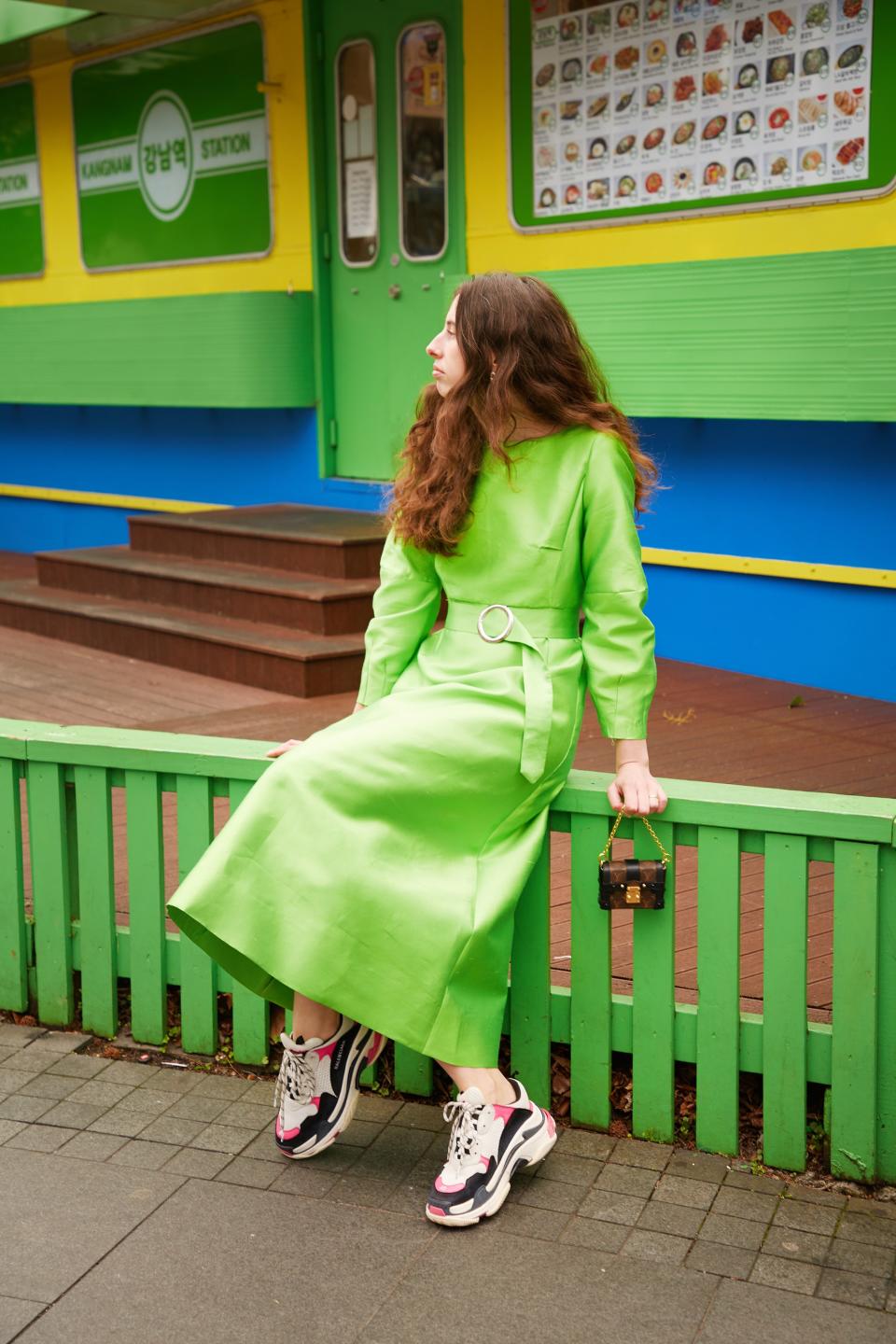 As Grace Coddington's assistant, Jones mixes practicality with plenty of color.