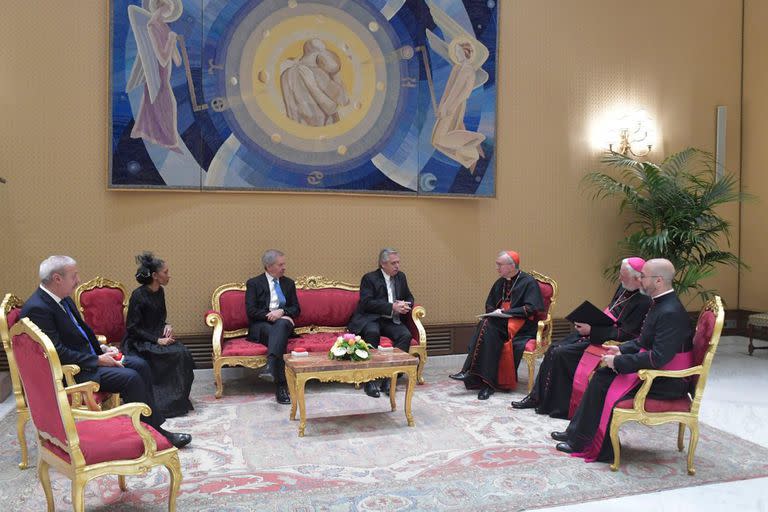 Alberto Fernández visitó al Papa Francisco