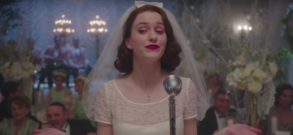 There’s an absolutely precious “Gilmore Girls” wedding detail in “The Marvelous Mrs. Maisel”