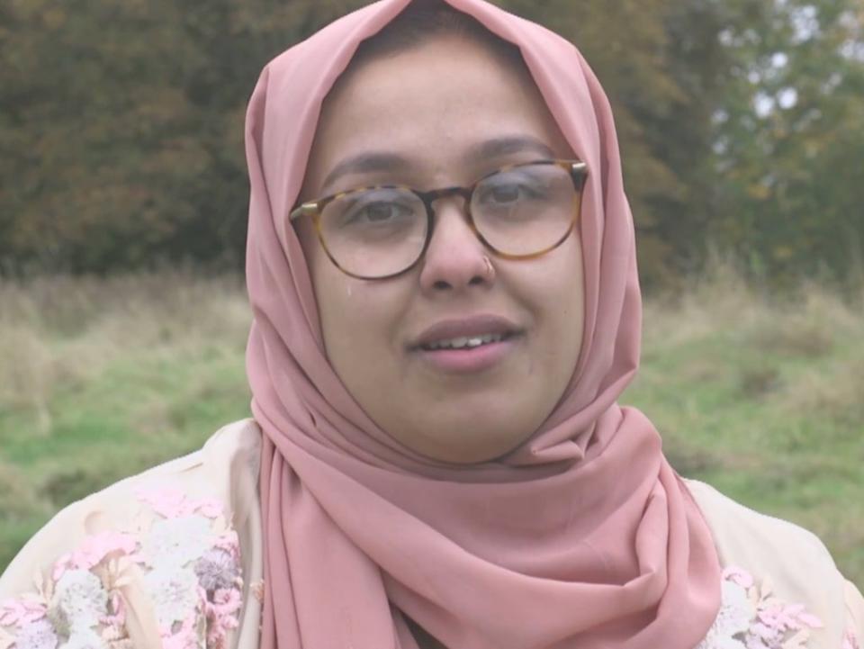 Jebina Yasmin Islam, sister of Sabina Nessa (ITV News London)