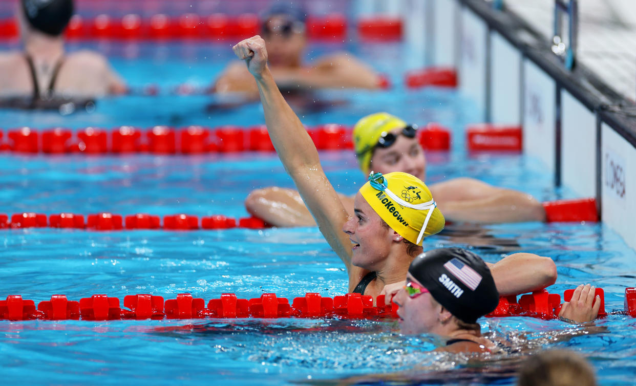 2024 Olympics Australia’s Kaylee McKeown edges USA's Regan Smith to