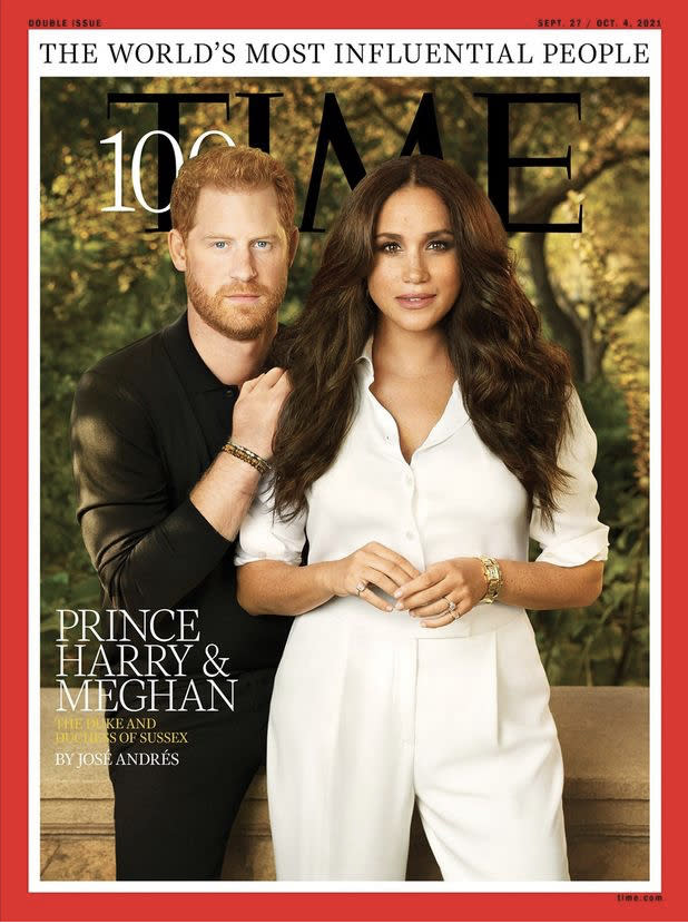 TIME Magazine chose the royal couple as the world's top influencers. (TIME)