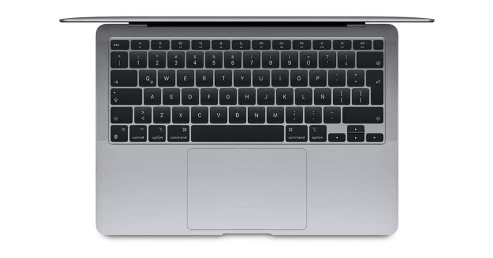 El teclado del MacBook Air - Imagen: Amazon México