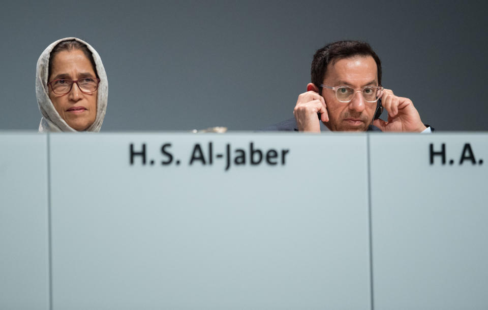 Sitzt im VW-Aufsichtsrat: Hessa Sultan Al Jaber, ehemalige Kommunikationsministerin in Katar. - Copyright: picture alliance / SvenSimon | Annegret Hilse / SVEN SIMON