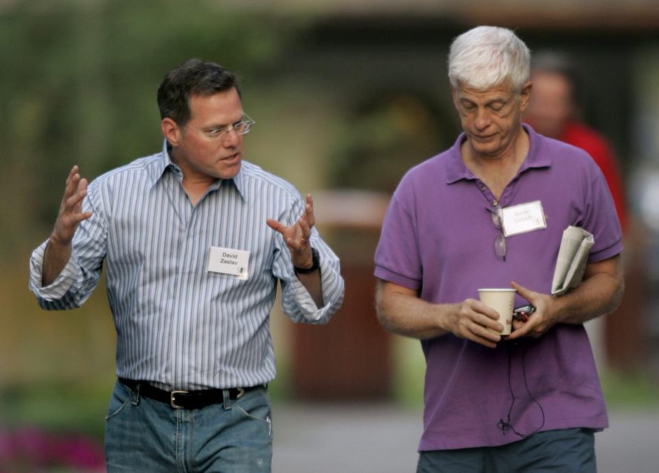 <p>No. 10: CEO Mario J. Gabelli (right)<br>Company: Gamco Investors Inc.<br>Compensation: $75,965,266<br>(AP Photo/Douglas C. Pizac) </p>