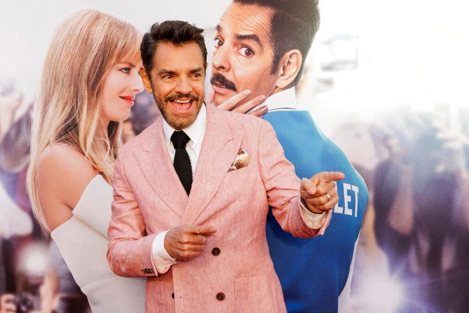 Eugenio Derbez arrives at the premiere of "The Valet" on Wednesday, May 11, 2022, at The Montalban Theatre in Los Angeles. (Photo by Willy Sanjuan/Invision/AP)